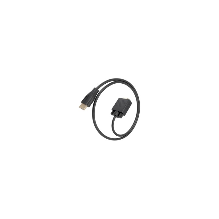 AISENS Cable Conversor HDMI a SVGA, HDMI A/M-SVGA/M, Negro, 1.0m