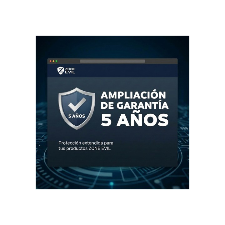 Zone Evil ampliación garantía equipos hasta 5 años