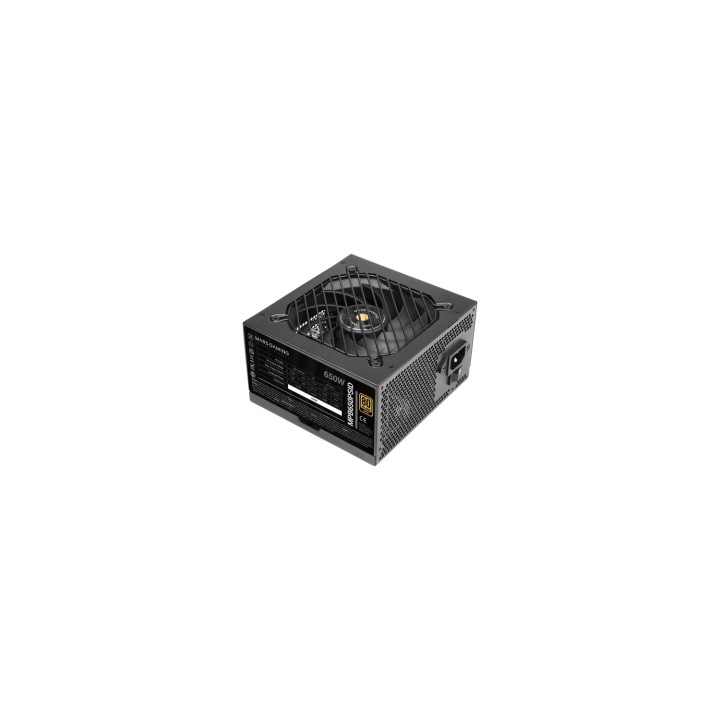 Mars Gaming MPB650PSID unidad de fuente de alimentación 650 W Negro