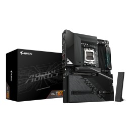 GIGABYTE X870 AORUS STEALTH Placa Base - Compatible con procesadores AMD Ryzen 9000, VRM digital de 16+2+2 fases, hasta 8200MHz