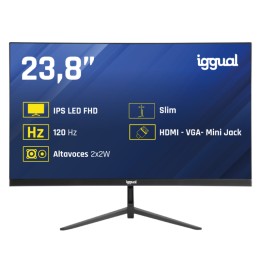 iggual Monitor 24" IPS 1ms FHD 120Hz VGA HDMI +Altavoces