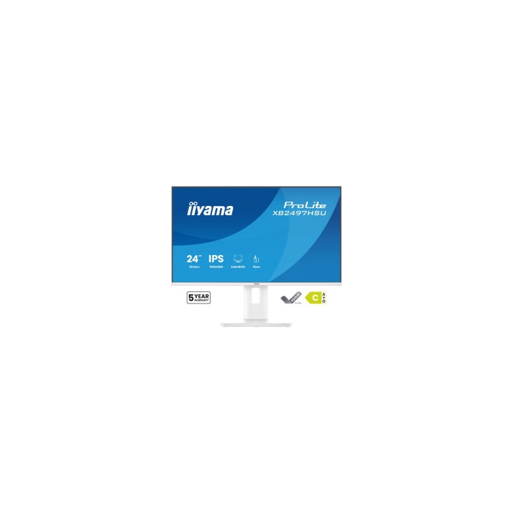 iiyama ProLite XB2497HSU-W1 pantalla para PC 60,5 cm (23.8") 1920 x 1080 Pixeles Full HD LED Blanco