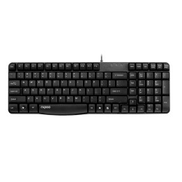Rapoo N2400 teclado USB Portugués Negro