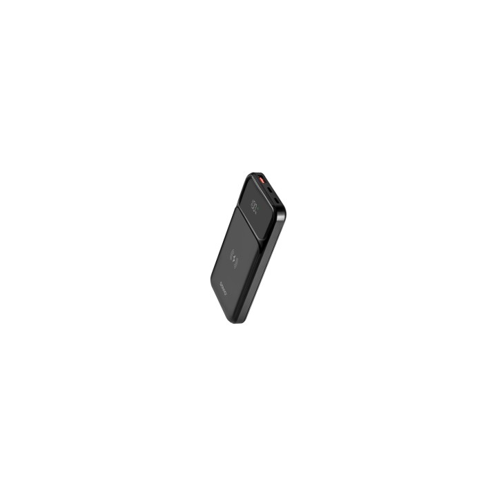 Savio BA-09 batería externa Polímero de litio 37 mAh Cargador inalámbrico Negro