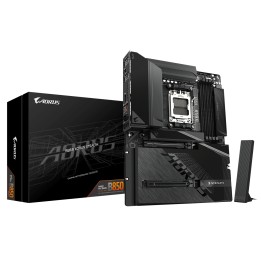 GIGABYTE B850 AORUS STEALTH Placa Base – CPUs AMD Ryzen Serie 9000, VRM digital de 14+2+2 fases, hasta 8200 MHz DDR5 (O.C.), 2×