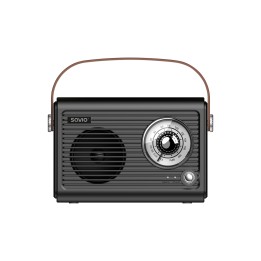 Savio RS-01 radio Portátil Analógica Negro