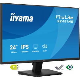 iiyama ProLite X2491HS-B1 pantalla para PC 60,5 cm (23.8") 1920 x 1080 Pixeles Full HD LCD Negro