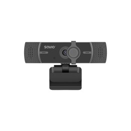 Savio CAK-05 cámara web 3,7 MP 2560 x 1440 Pixeles USB Negro