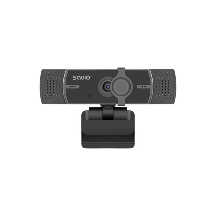 Savio CAK-05 cámara web 3,7 MP 2560 x 1440 Pixeles USB Negro