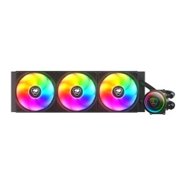 COUGAR CGR-PSDELRGB-B-360 Procesador Sistema de refrigeración líquida todo en uno 12 cm Negro