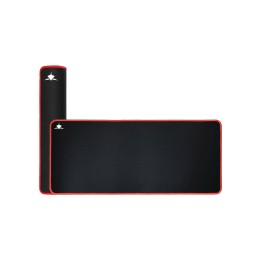 White Shark RED KNIGHT XL Alfombrilla de ratón para juegos Negro, Rojo