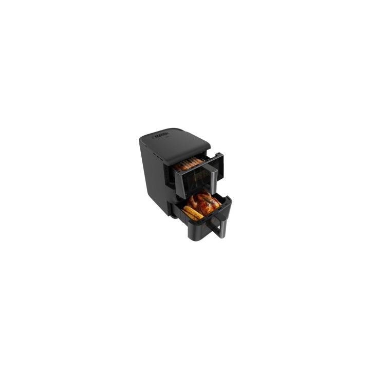 Cecotec Cecofry DuoLevel 10000 DuoSize Window Doble 10 L Independiente 2000 W Freidora de aire caliente Negro