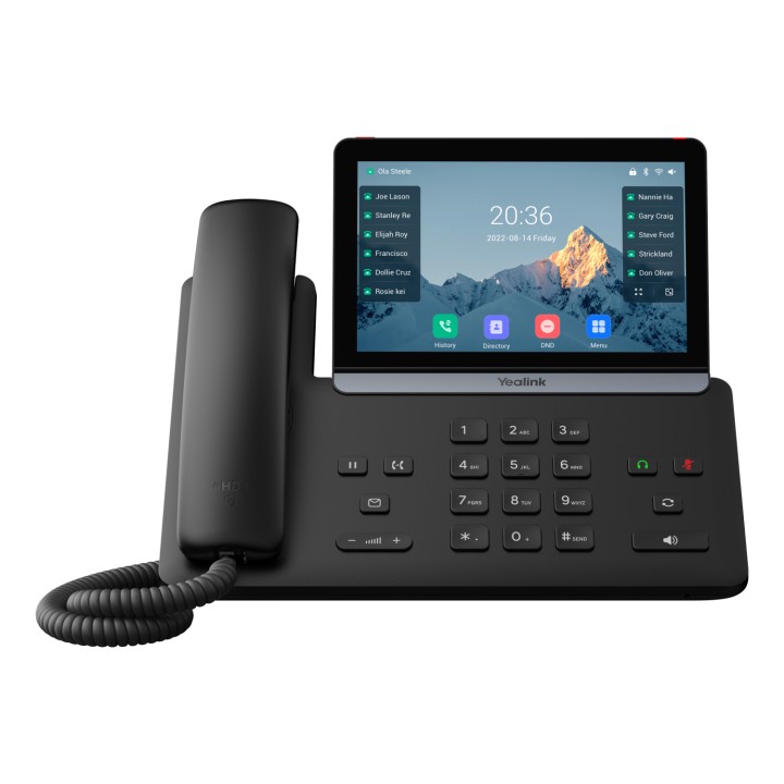 Yealink T87W teléfono IP Negro LCD Wifi
