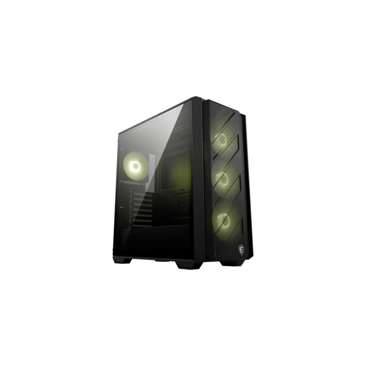 MSI MAG FORGE 330R AIRFLOW carcasa de ordenador Midi Tower Negro, Transparente