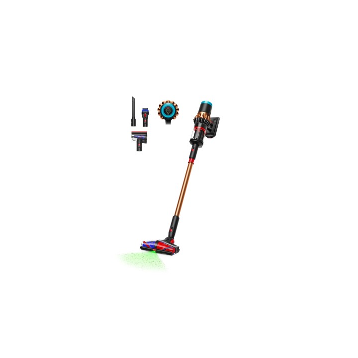 Dyson V16 Piston Animal Aspiradora escoba 2 en 1 Batería Secar HEPA Sin bolsa 1,3 L 900 W Negro, Cobre