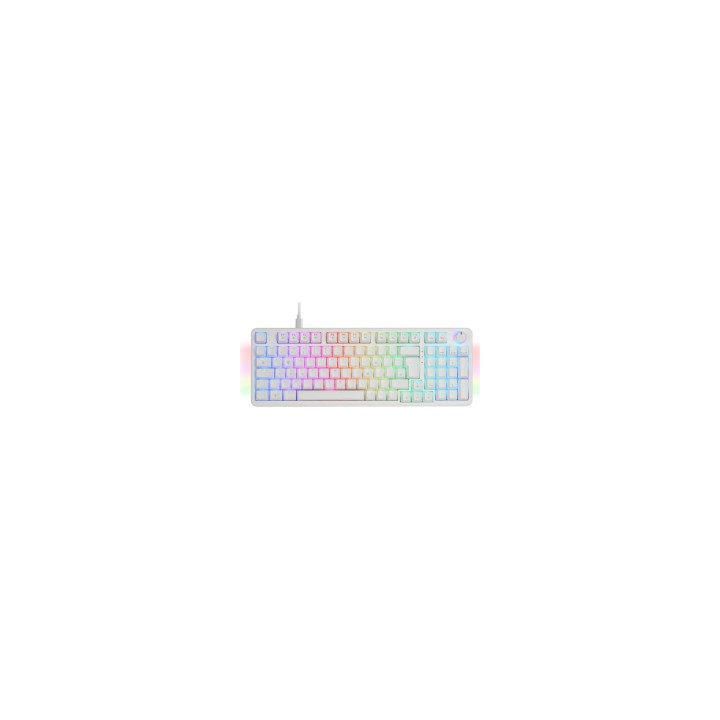 Mars Gaming MKPROWYFR teclado Juego USB AZERTY Francés Blanco