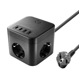Mars Gaming MDCUBE35 cargador de dispositivo móvil Negro