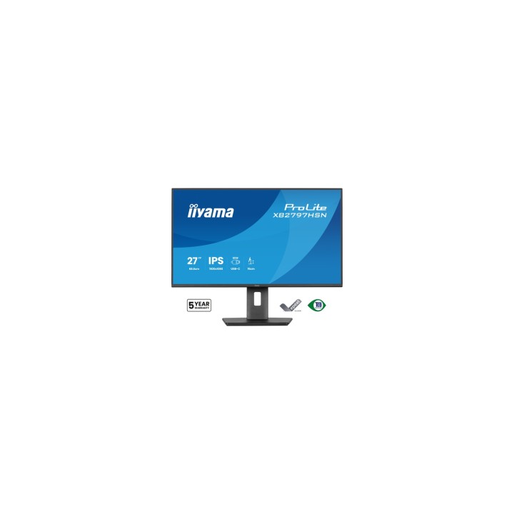 iiyama ProLite XB2797HSN-B1 pantalla para PC 68,6 cm (27") 1920 x 1080 Pixeles Full HD LCD Negro