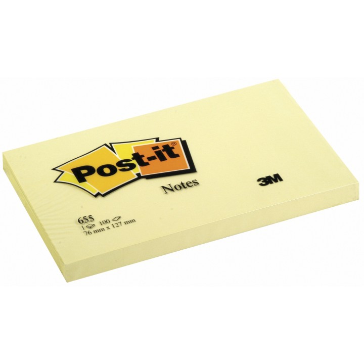 3M 655Y nota autoadhesiva Plaza Amarillo Autoadhesivo