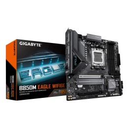 GIGABYTE B850M EAGLE WIFI6E Placa Base - Procesadores AMD Ryzen Serie 9000, VRM digital de 8+2+2 fases, hasta 8200MHz DDR5