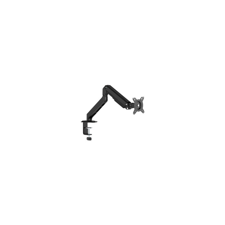 AISENS Soporte de Mesa Eco Contrapeso Giratorio e Inclinable para Monitor/TV 9kg (3 Pivotes, 1 Brazo) de 17-32, Negro