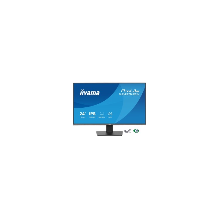 iiyama ProLite X2493HSU-B1 pantalla para PC 60,5 cm (23.8") 1920 x 1080 Pixeles Full HD LED Negro