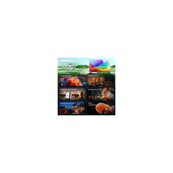 Hisense 32A5S 81,3 cm (32") Full HD Smart TV Wifi Negro 250 cd / m²