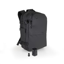TooQ Mochila de viaje con sistema de compresión al vacío y bomba de aire