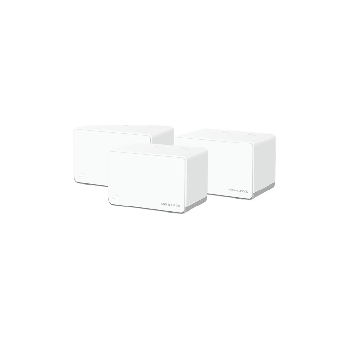 Mercusys Halo H70X (3-pack) Doble banda (2,4 GHz / 5 GHz) Wi-Fi 6 (802.11ax) Blanco Interno