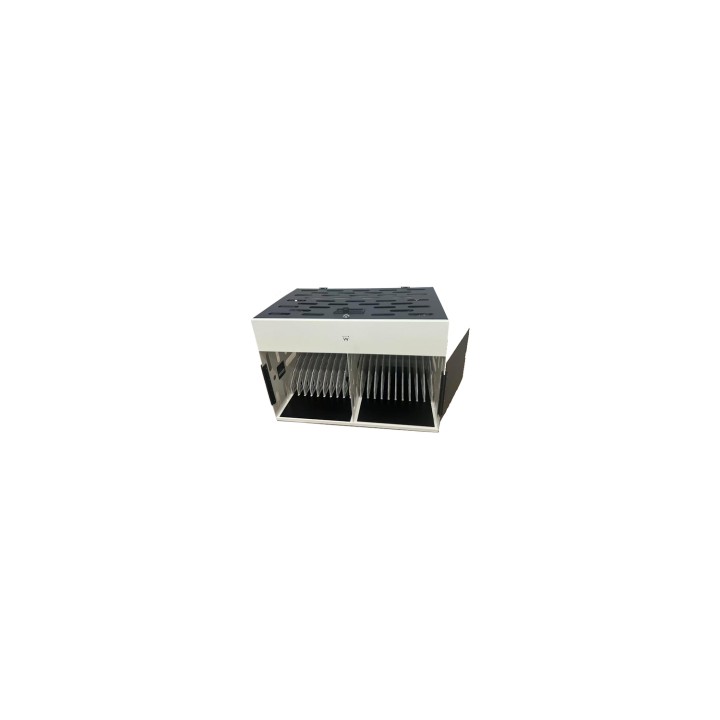 Ewent EW1730 carrito y armario de dispositivo portátil Armario de gestión y carga para dispositivos portátiles Negro, Blanco