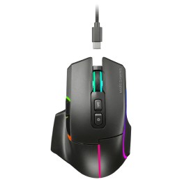 Mars Gaming MMWVECTOR ratón Juego mano derecha RF Wireless + Bluetooth + USB Type-A Óptico 12000 DPI