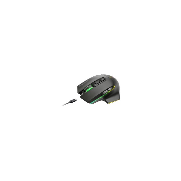 Mars Gaming MMWVECTOR ratón Juego mano derecha RF Wireless + Bluetooth + USB Type-A Óptico 12000 DPI