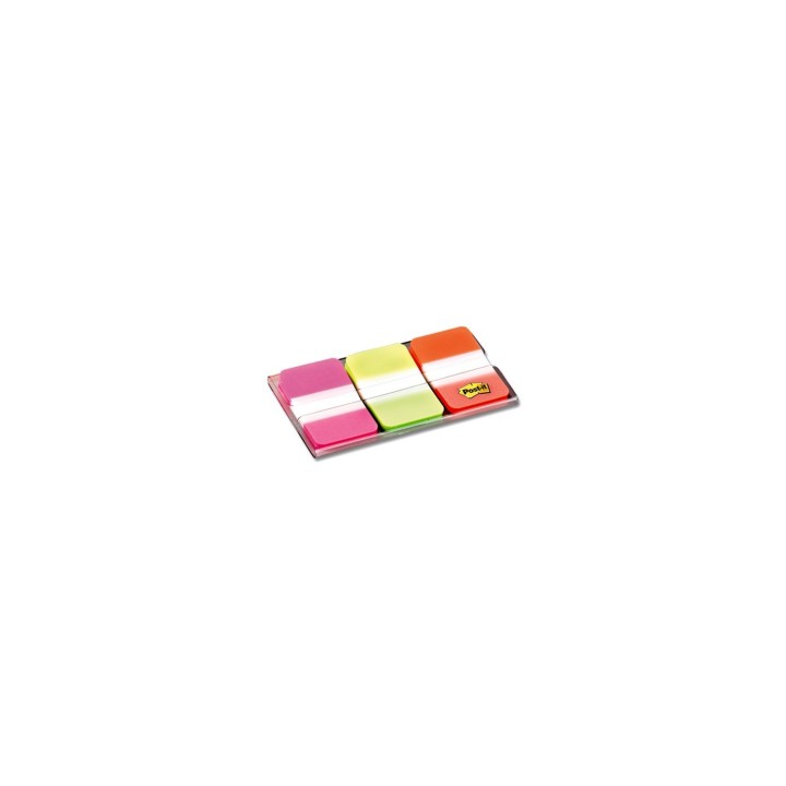 3M 686-PGO lengüeta de índice Separador en blanco con pestaña Verde, Naranja, Rosa