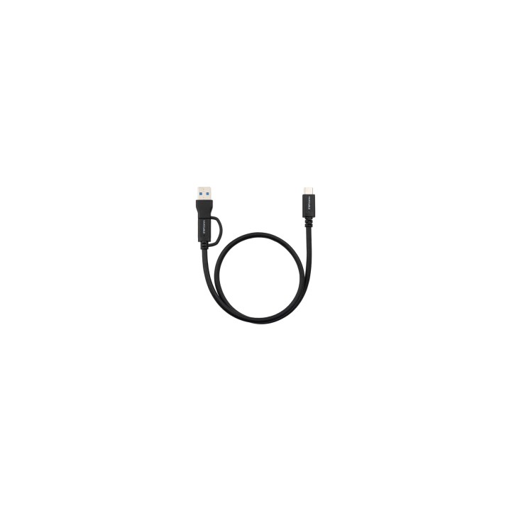 Nanocable 10.01.4803 cable USB USB 3.2 Gen 2 (3.1 Gen 2) 3 m USB A/USB C USB C Negro