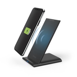 Hama QI-FC10S Smartphone Negro USB Cargador inalámbrico Carga rápida Interior