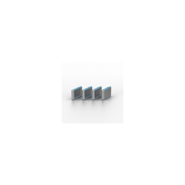 Lindy 40465 bloqueador de puerto Bloqueador de puerto + clave USB Tipo C Azul Acrilonitrilo butadieno estireno (ABS) 1 pieza(s)