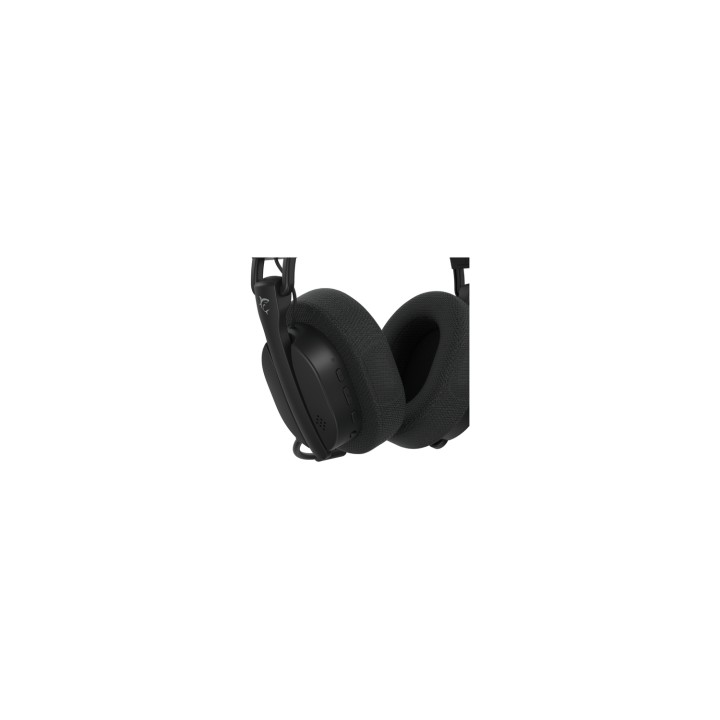 White Shark FIRECREST Auriculares Inalámbrico y alámbrico Diadema Juego USB Tipo C Bluetooth Negro