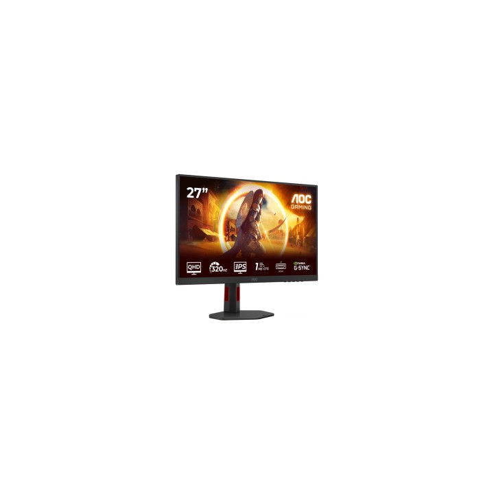 AOC G4 Q27G4SRU pantalla para PC 68,6 cm (27") 2560 x 1440 Pixeles Quad HD LED Negro, Rojo