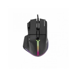 White Shark MARROK Black ratón Oficina mano derecha USB tipo A Óptico 12000 DPI