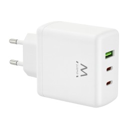 Ewent EW1333 cargador de dispositivo móvil Universal Blanco Corriente alterna Carga rápida Interior