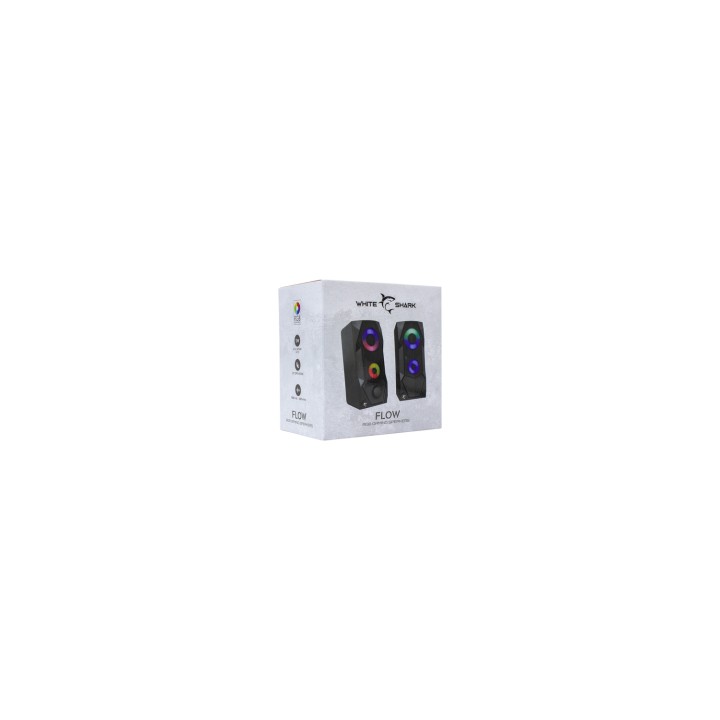 White Shark FLOW altavoz Negro Alámbrico 5 W