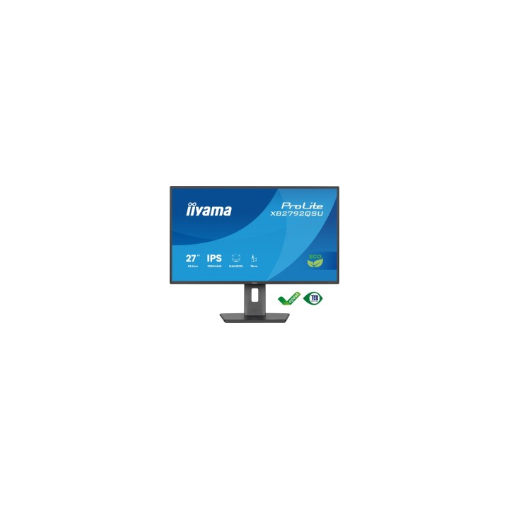 iiyama ProLite XB2792QSU-B1 pantalla para PC 68,6 cm (27") 2560 x 1440 Pixeles Quad HD LED Negro