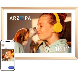 Arzopa D10 Champagne Gold | Marco digital para fotos de 10.1"
