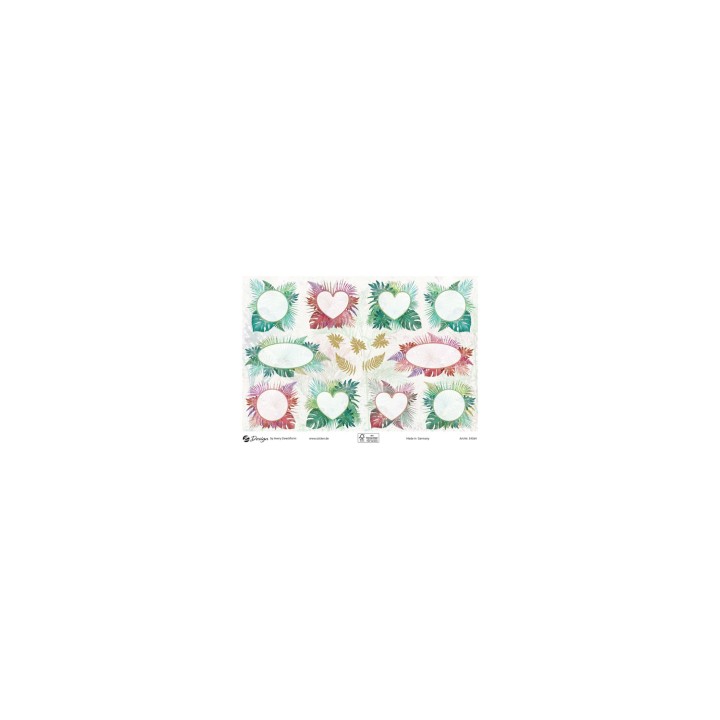 Avery 54564Z etiqueta decorativa engomada Papel Multicolor Desmontable