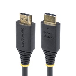StarTech.com Cable HDMI de Alta Velocidad de 30cm - 4K 60Hz - 144Hz - UHD - HDR10/HDCP 2.2/ARC - 18Gbps - Cable HDMI 2.0 para