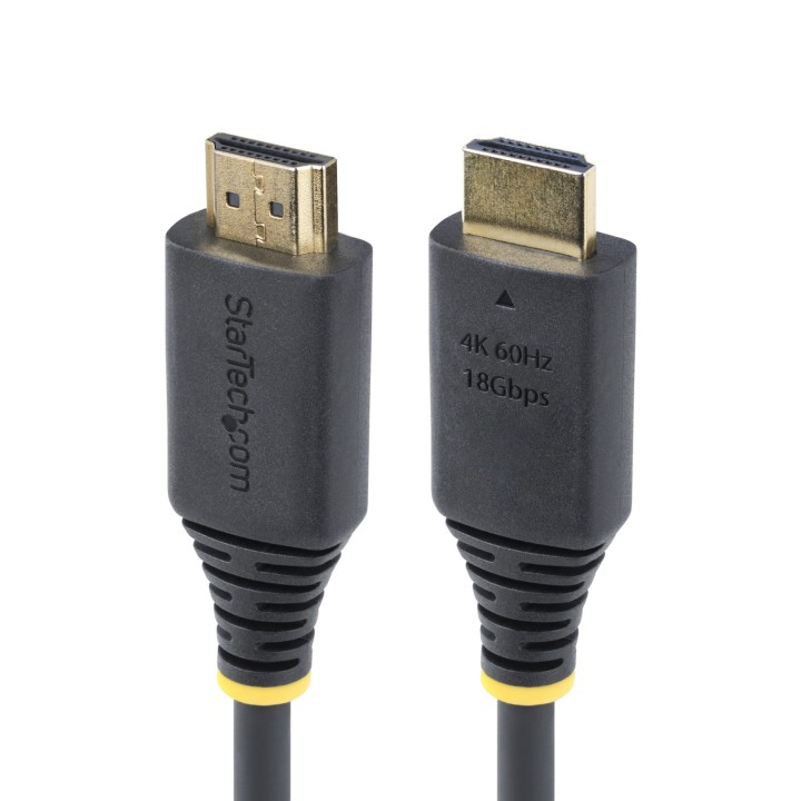 StarTech.com Cable HDMI de Alta Velocidad de 30cm - 4K 60Hz - 144Hz - UHD - HDR10/HDCP 2.2/ARC - 18Gbps - Cable HDMI 2.0 para