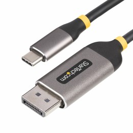StarTech.com Cable Adaptador de Vídeo USB-C a DisplayPort de 3m -8K 60Hz - 4K 144Hz - HDR10 - Conversor de Vídeo USB Tipo C a