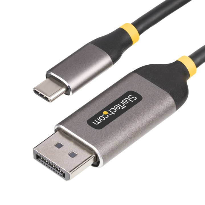 StarTech.com Cable Adaptador de Vídeo USB-C a DisplayPort de 3m -8K 60Hz - 4K 144Hz - HDR10 - Conversor de Vídeo USB Tipo C a
