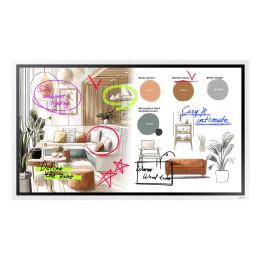 Samsung WM55FX pizarra blanca interactiva 139,7 cm (55") 3840 x 2160 Pixeles Pantalla táctil Gris, Blanco HDMI