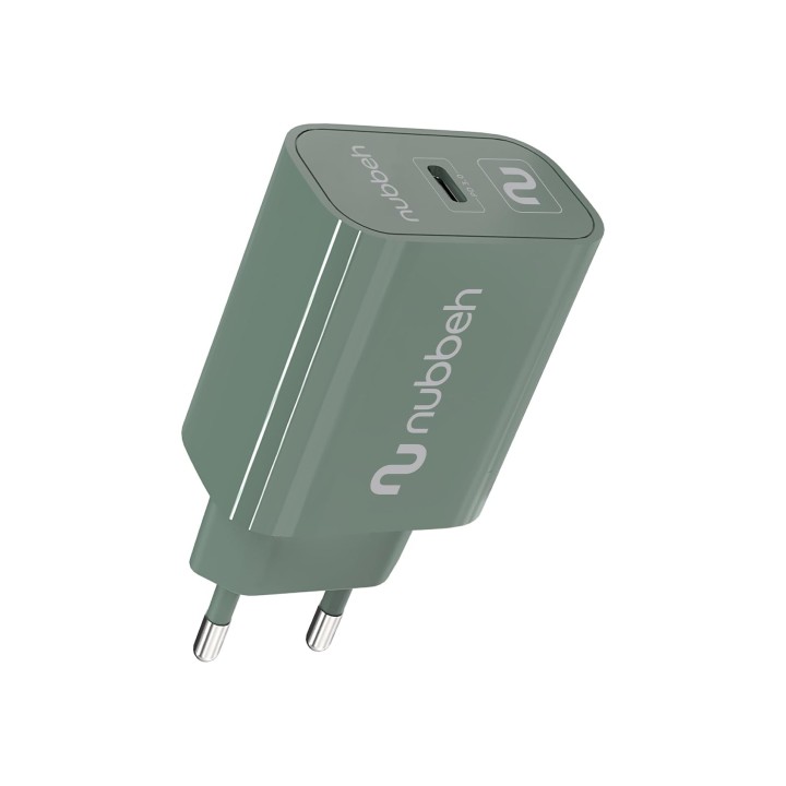 Cargador de Pared Nubbeh Bhoot USB-C Power Delivery 3.0 25W Verde